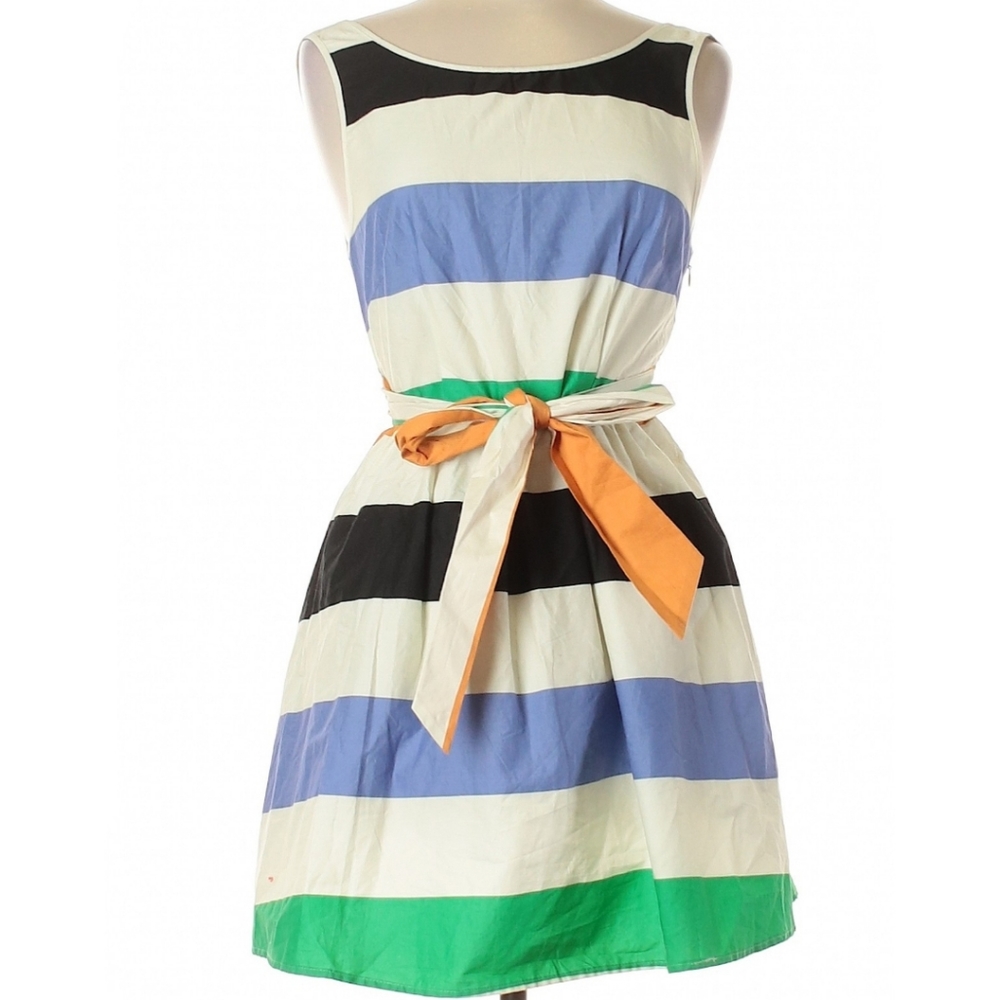 Striped Color Blocked Sundress